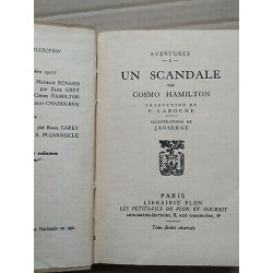 Cosmo Hamilton Un Scandale Librairie plon