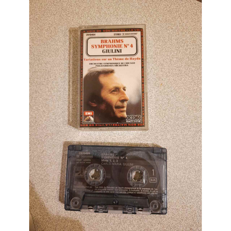 K7 Audio : Brahms Symphonie N° 4 - Giulini