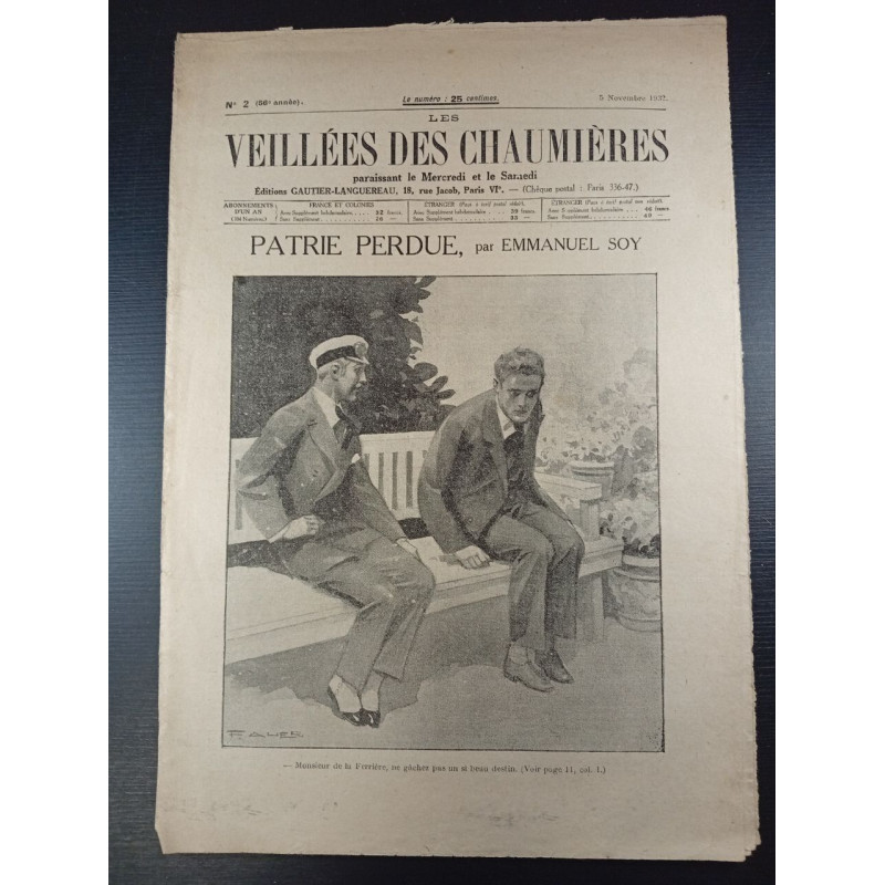 Les veillées des chaumières n°2 56e année