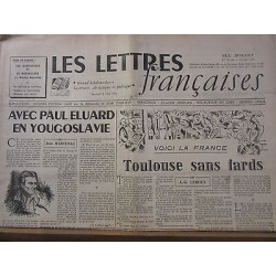 Les Lettres Françaises n119 2 Août 1946 paulhan peynet effel pouchkine