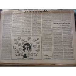 Les Lettres Françaises n119 2 Août 1946 paulhan peynet effel pouchkine