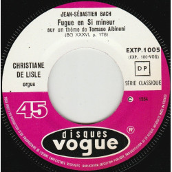 Adagio Per Archi Ed Organo / Fugue En Si Mineur Sur Un Thème De...