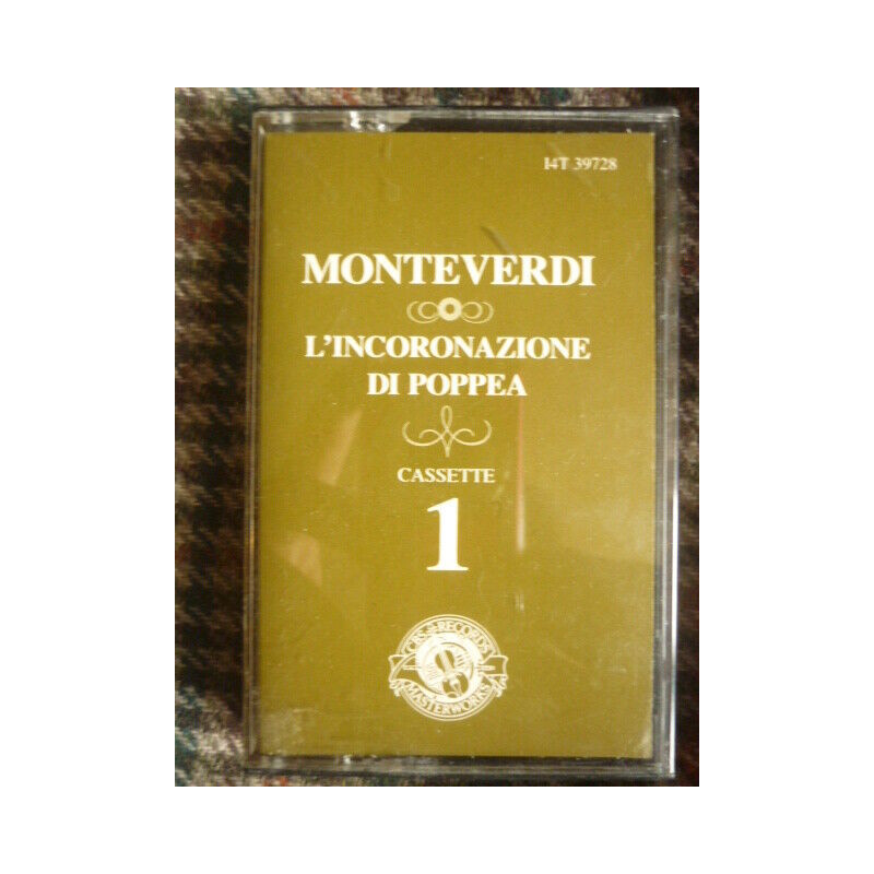Monteverdi L'Incoronazione di Poppea Cassette 1 CBS Records 14T 39728