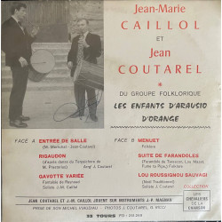 GALOUBETS et TAMBOURINS à ORANGE