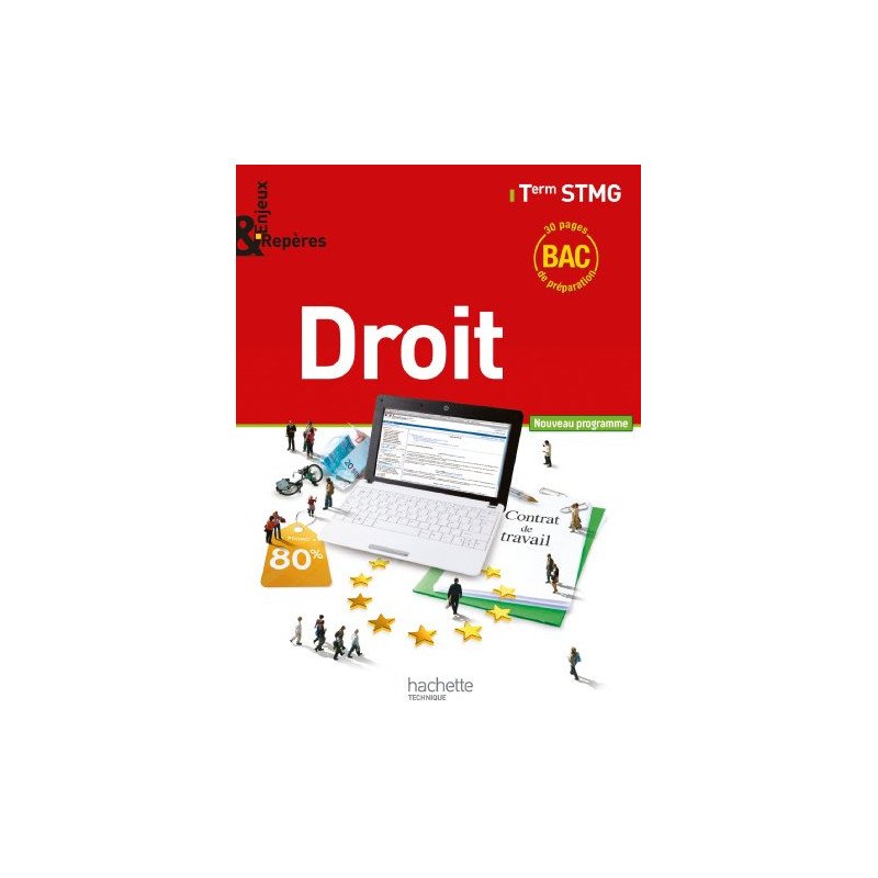 Enjeux et Repères Droit Terminale STMG - Livre élève grand format...