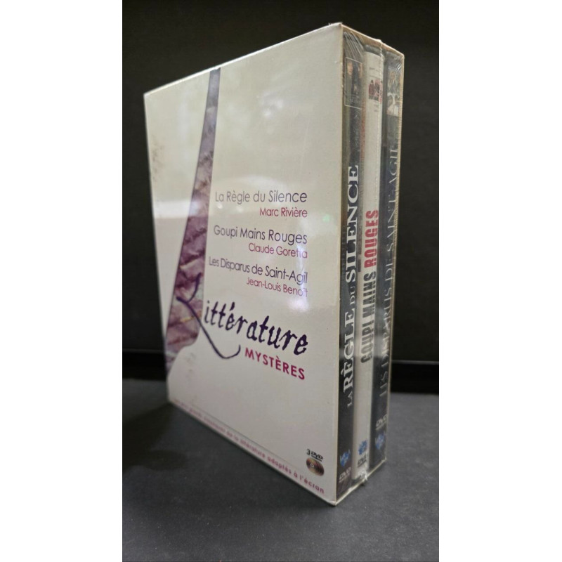 Coffret littérature mystères : la règle du silence , goupi mains...