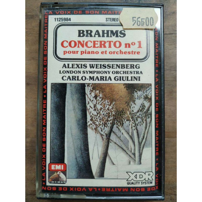 Brahms Concerto No 1 - Carlo Maria Giulini Cassette Audio-K7