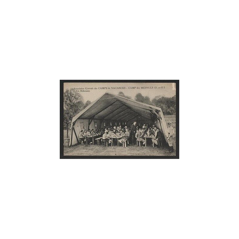 CPA 78 CAMP des MESNULS Un Réfectoire Camps Vacances