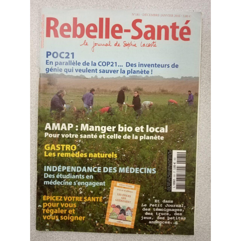 Revue Rebelle et Santé N° 181