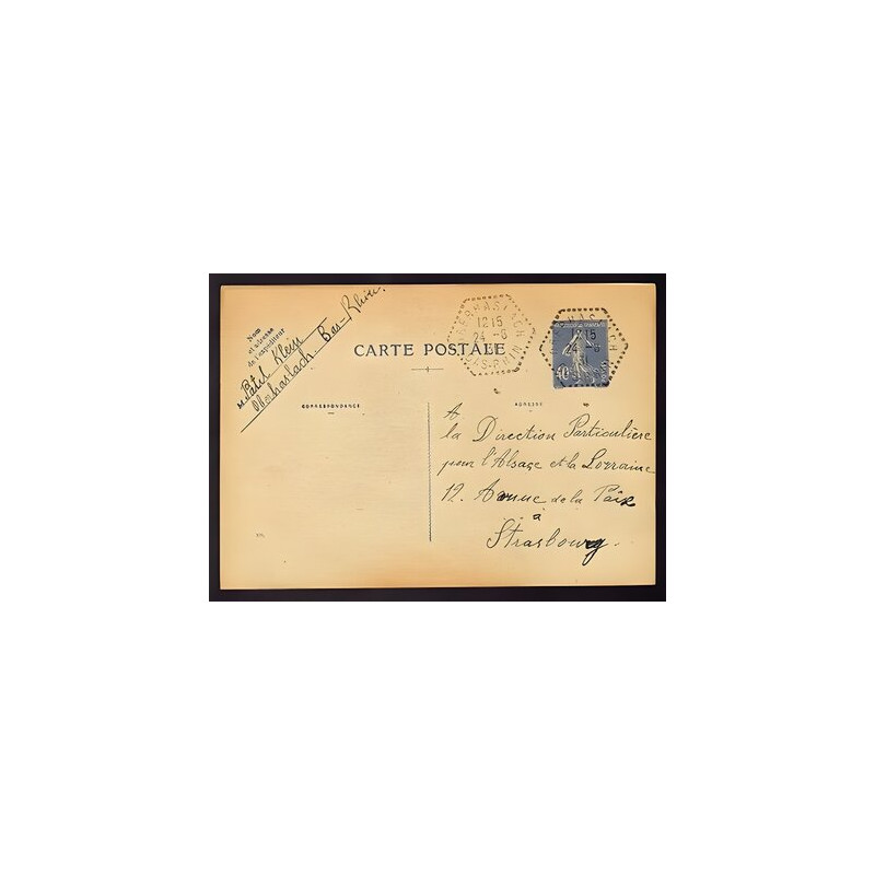 Carte Postale Imprimée CàD Oberhaslach 24.08.31