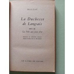 La duchesse de langeais