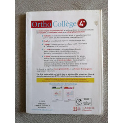 OrthoCollège français 4e - Entraînement et soutien orthographiques...