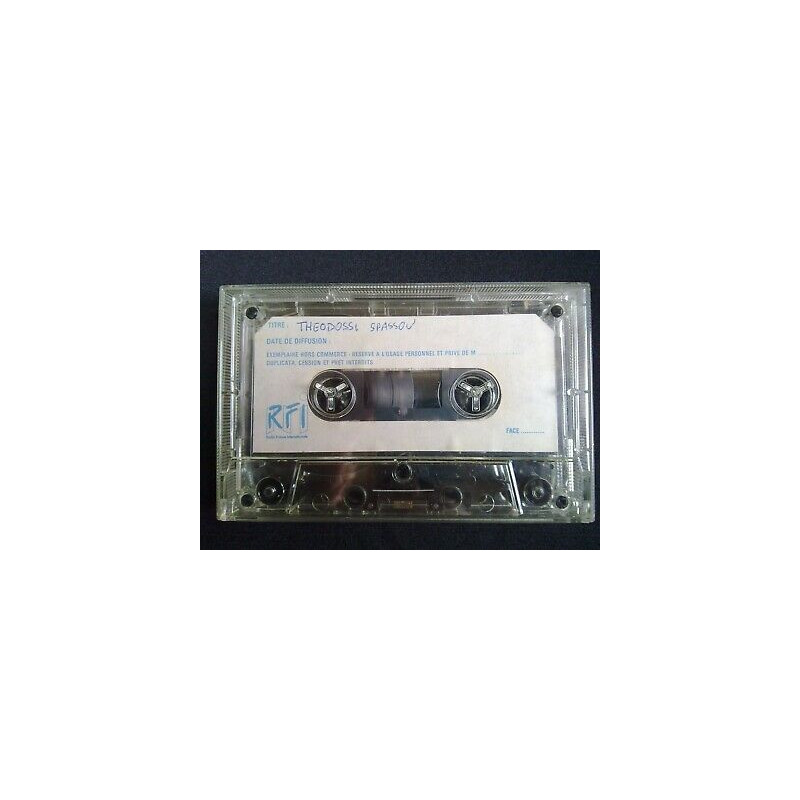 Theodosii Spasov Cassette RFI Radio France Internationale-Jazz Bulgare