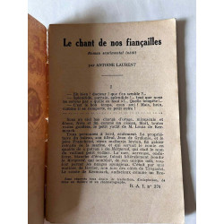 Antoine Laurent Le chant de nos fiançailles Éditions Ferenczi et Fils