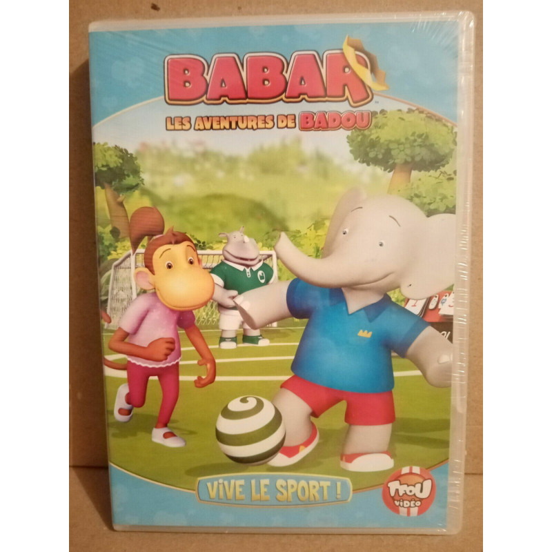 Babar Les aventures de Badou Vive le sport ! DVD Neuf sous blister