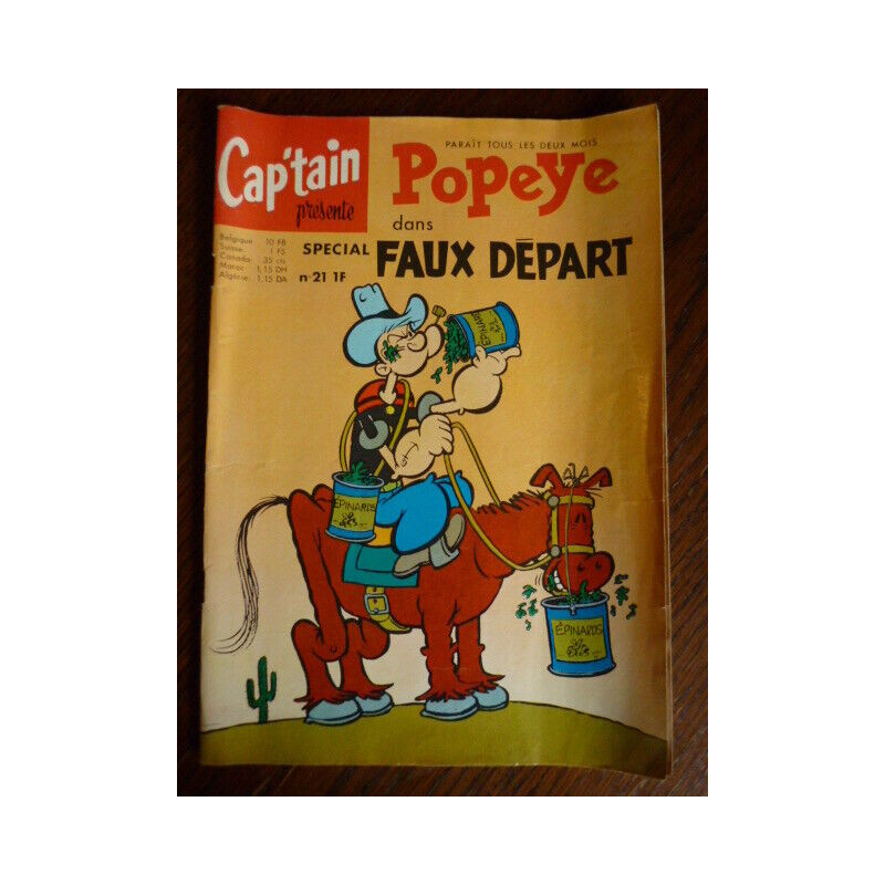 Cap'tain présente Popeye dans Faux départ Transport presse mai...