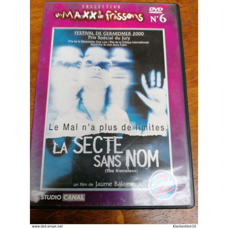 DVD La secte sans nom collection un Maxx de frissons