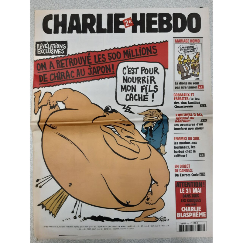 Revue Charlie Hebdo n° 727