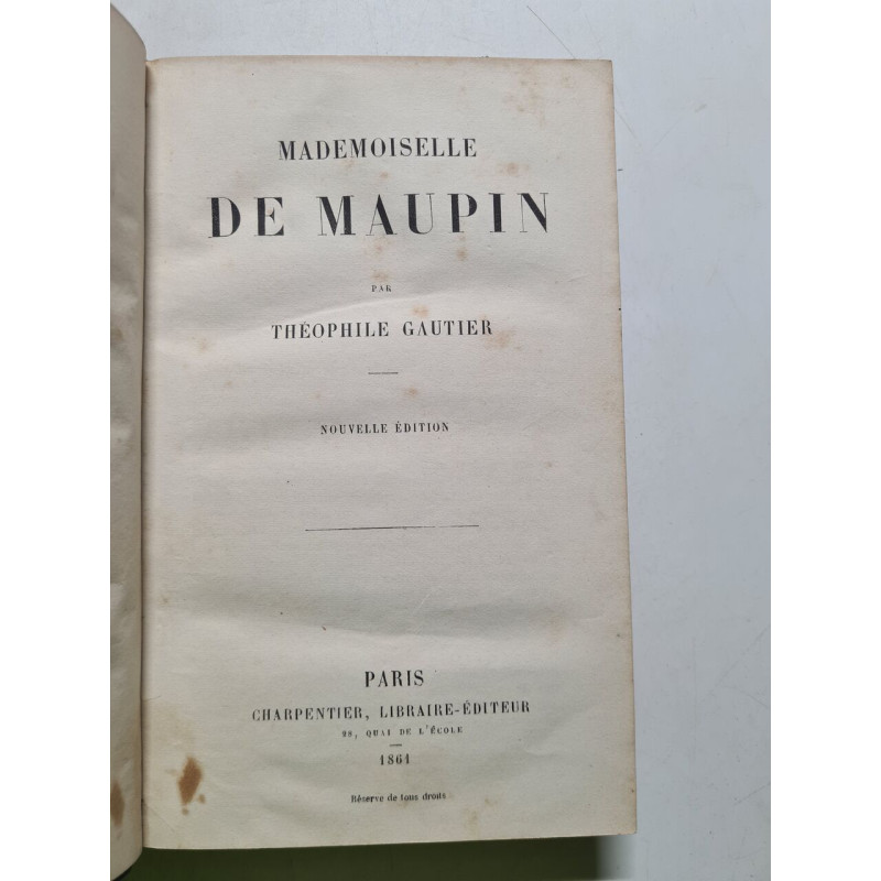Mademoiselle De Maupin