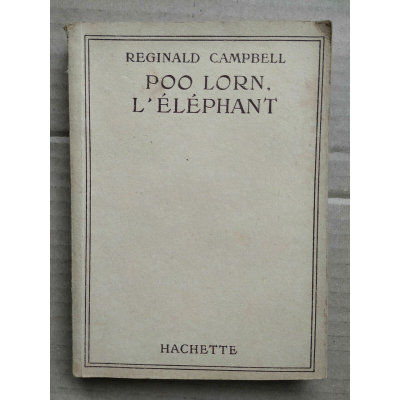 Poo Lorn l'éléphant hachette