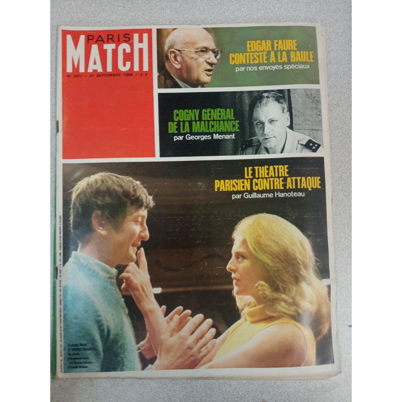 Paris Match nº1011 / Septembre 1968