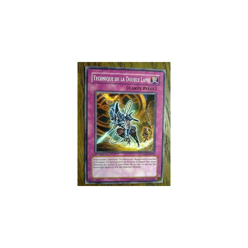 Technique de la Double Lame GLAS-FR074 Yu-Gi-Oh