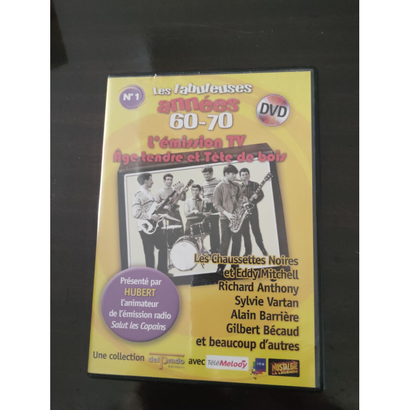 Les fabuleuses années 60-70 l'émission Tv Age tendre et tête de bois