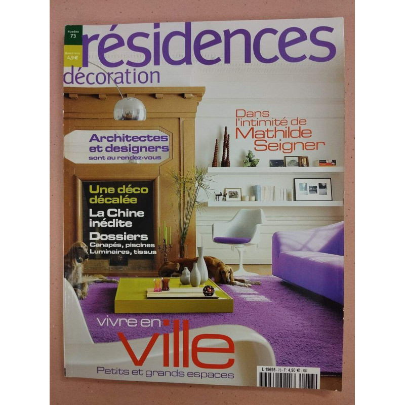 Revue Résidences Décoration N° 73