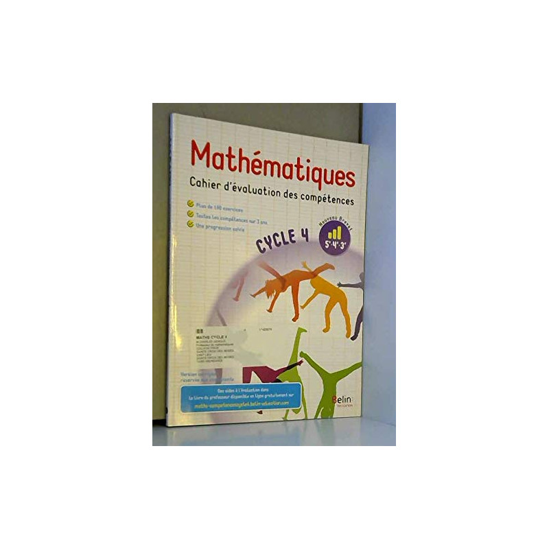 Maths cycle 4 compétence Spécimen