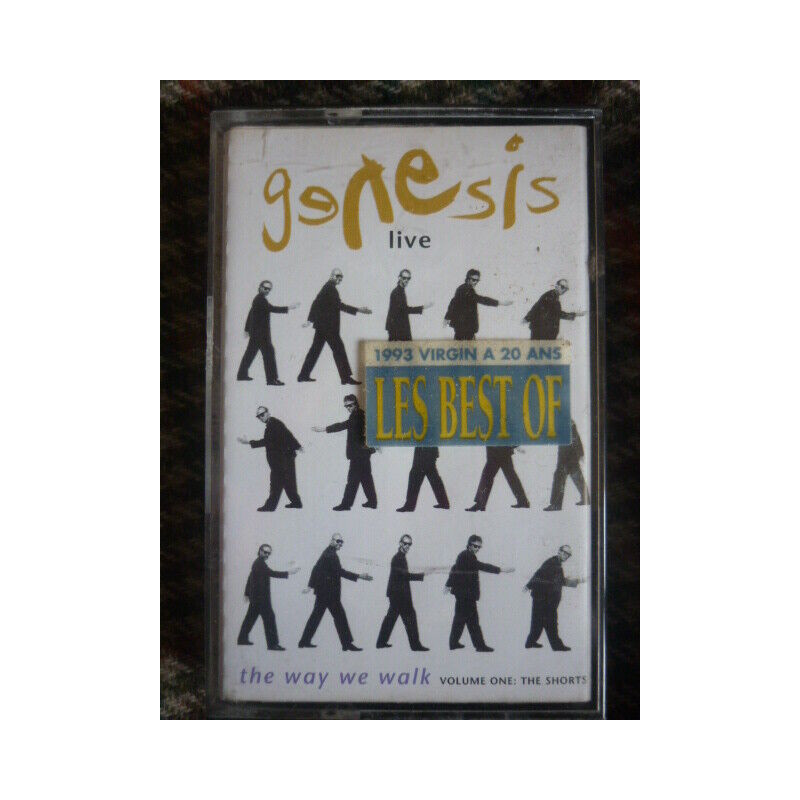 genesis live-THE WAY WE walk-vol one cassette Audio-K7 GEN MC4 413 233