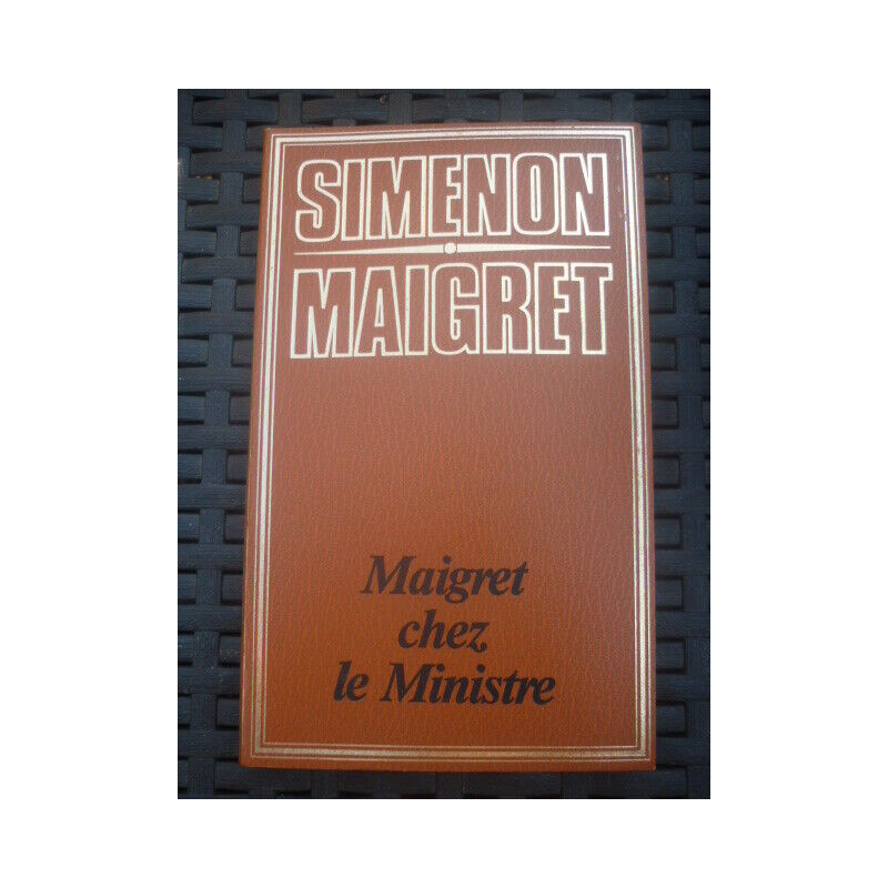 simenon MAIGRET CHEZ LE MINISTRE edito service 1974