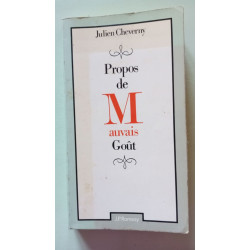 Propos de mauvais goût