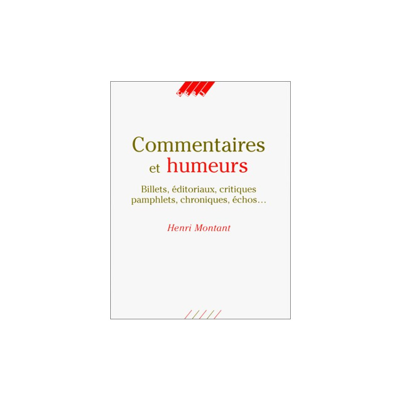Commentaires et humeurs