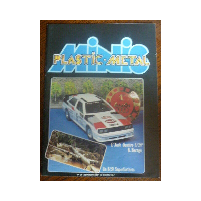 MINIS plastic metal n81 NOVEMBRE 1982 modélisme