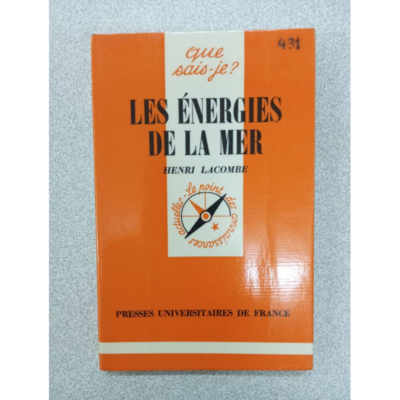 Que sais je? Le énergies de la mer