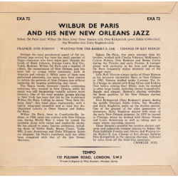 Wilbur De Paris "New" New Orleans Jazz - Vol 1
