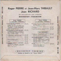 Roger Pierre Interviouve Jean Richard