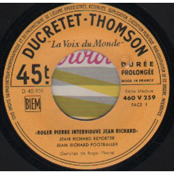Roger Pierre Interviouve Jean Richard