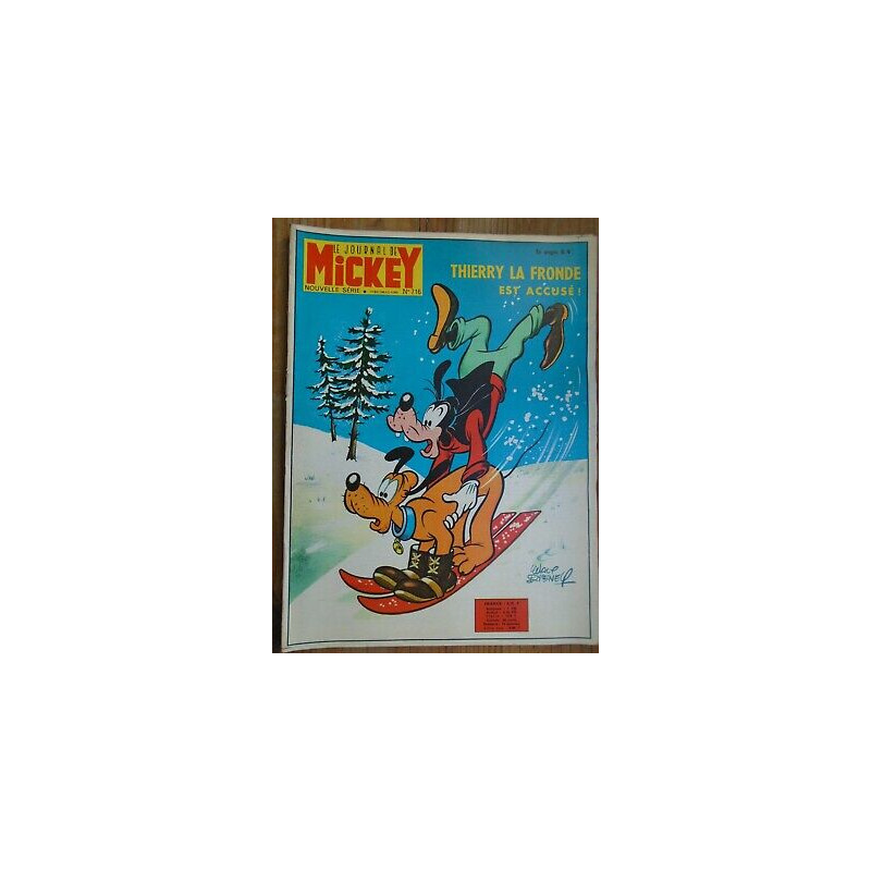 Le journal de Mickey hebdomadaire n 716