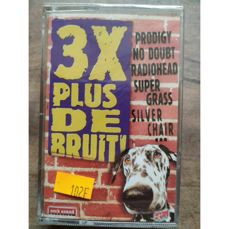 3x plus de bruit Cassette Audio-K7 NEUF SOUS BLISTER