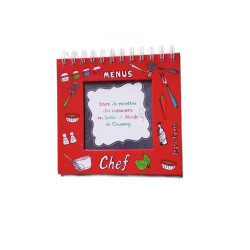 Menus chef - Livre de recettes des cuisiniers en herbe de l'école...