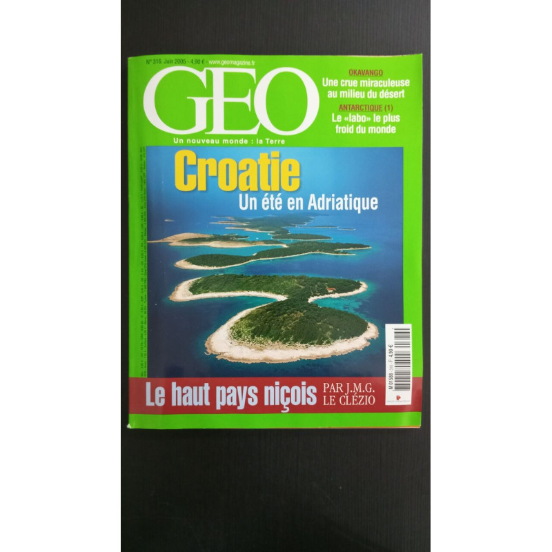 Revue Géo Magazine N° 316
