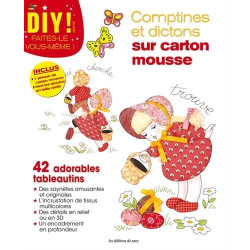 Comptines et dictons sur carton mousse