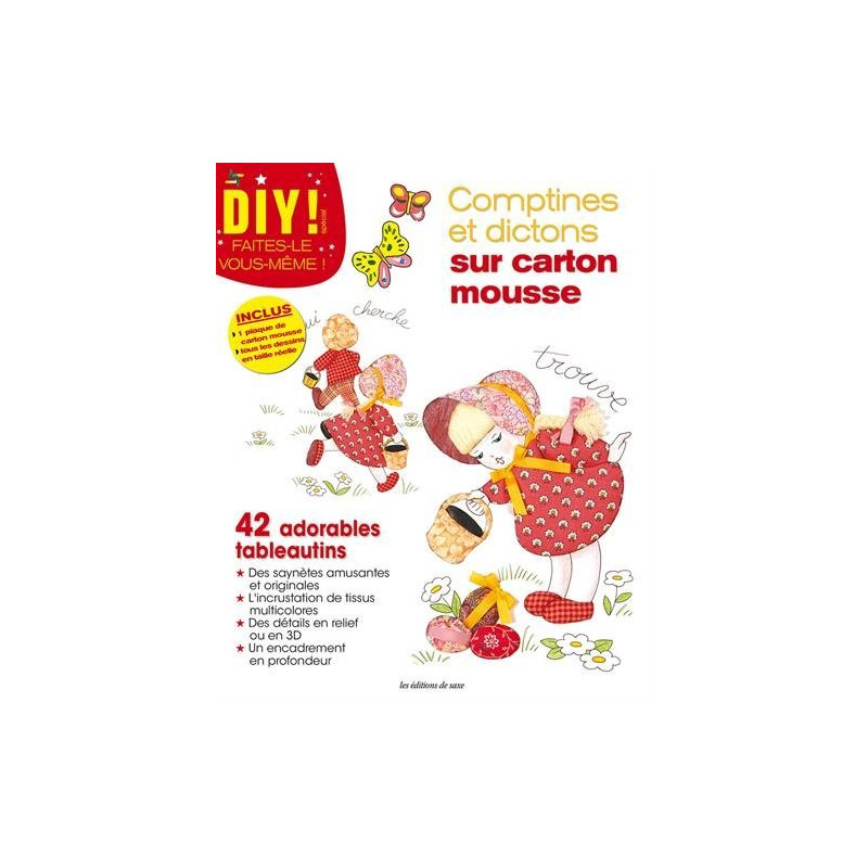 Comptines et dictons sur carton mousse