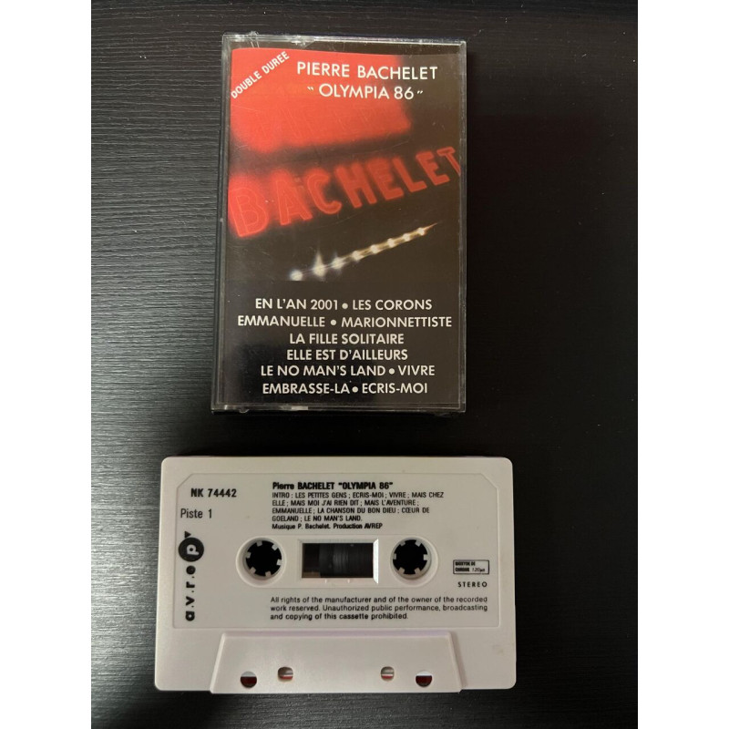 K7 Audio : Pierre Bachelet "Olympia 86"