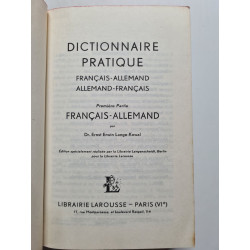 Dictionnaire pratique français-allemand