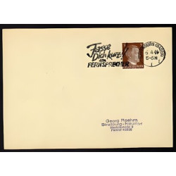 Allemagne n 706 Yv. flamme WW2 OFFENBURG 1 Timbre Allemand Hitler...