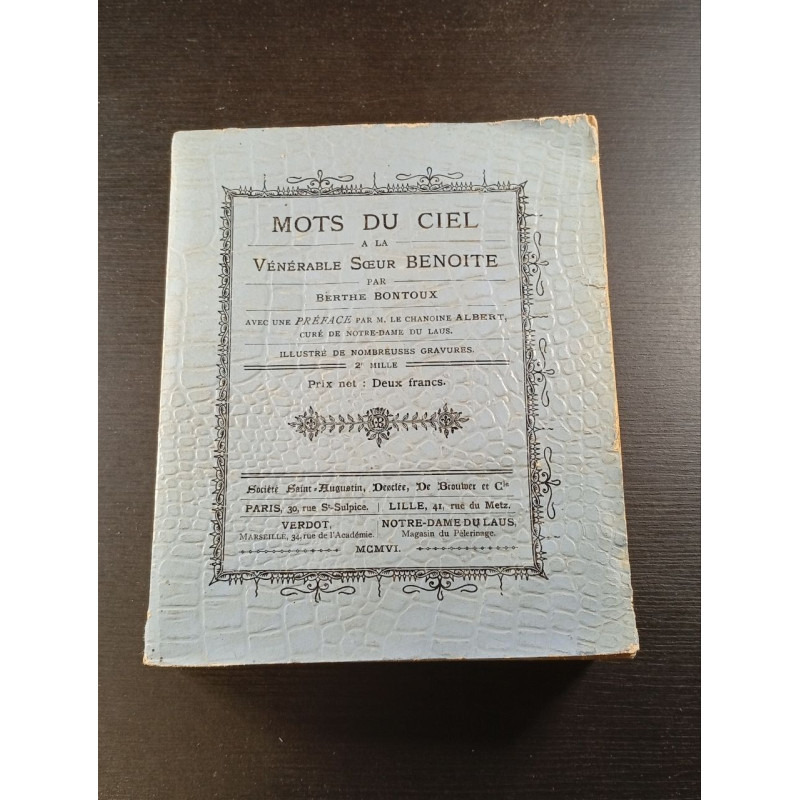 Mots du Ciel à la Vénérable Sœur Benoîte