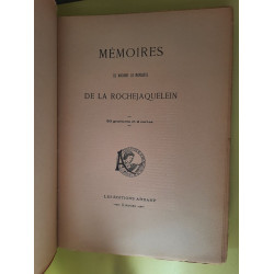 Les Mémoires de Madame la Marquise de la Rochejaquelein