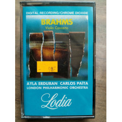 Brahms Violin Concerto Ayla Erduran Cassette Audio-K7 NEUVE SOUS...
